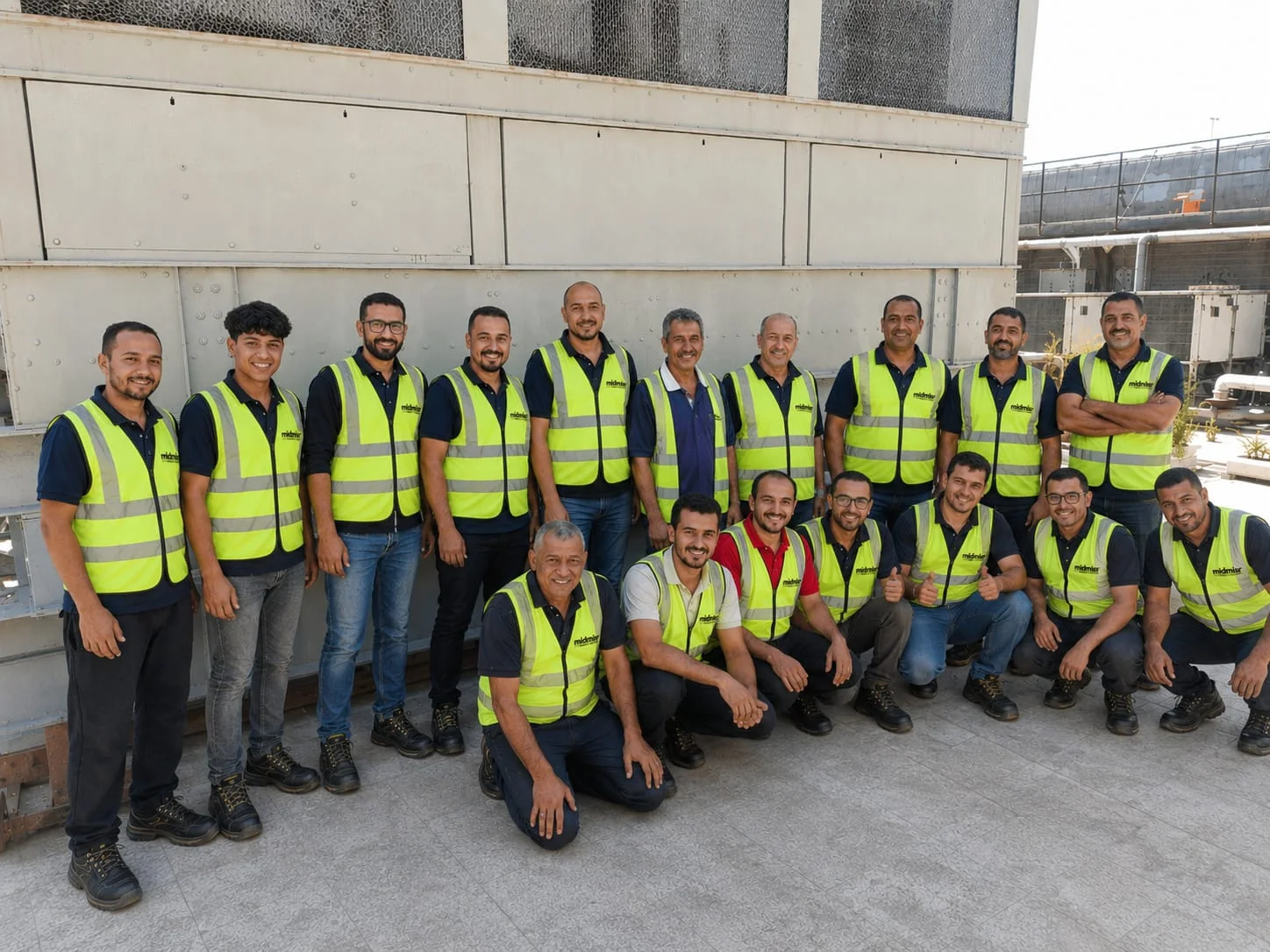 Mid Misr engineering team on site